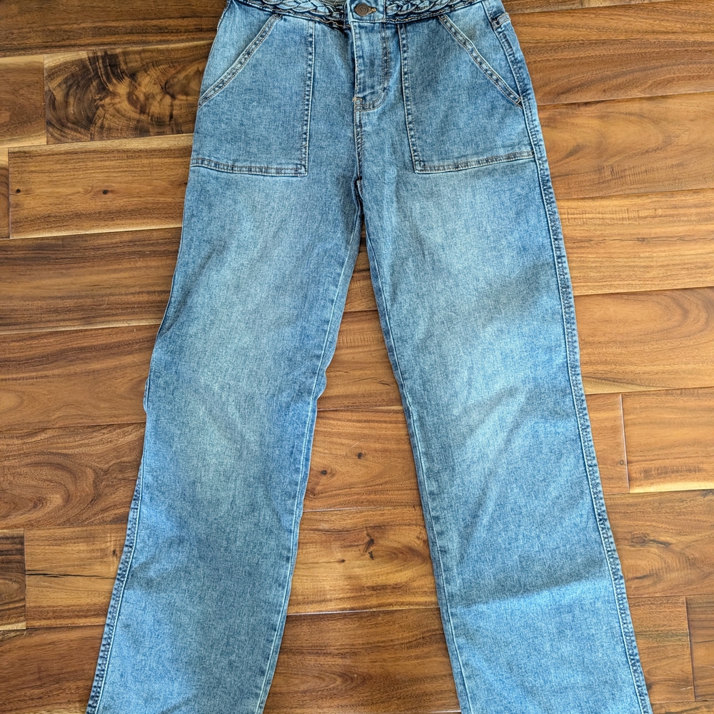 Love Tree Blue Straight Leg Jeans